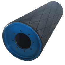 Belt Roller Conveyor Parts Machinery Drive Pulley Ceramic Lagging Idler Roller Pulley